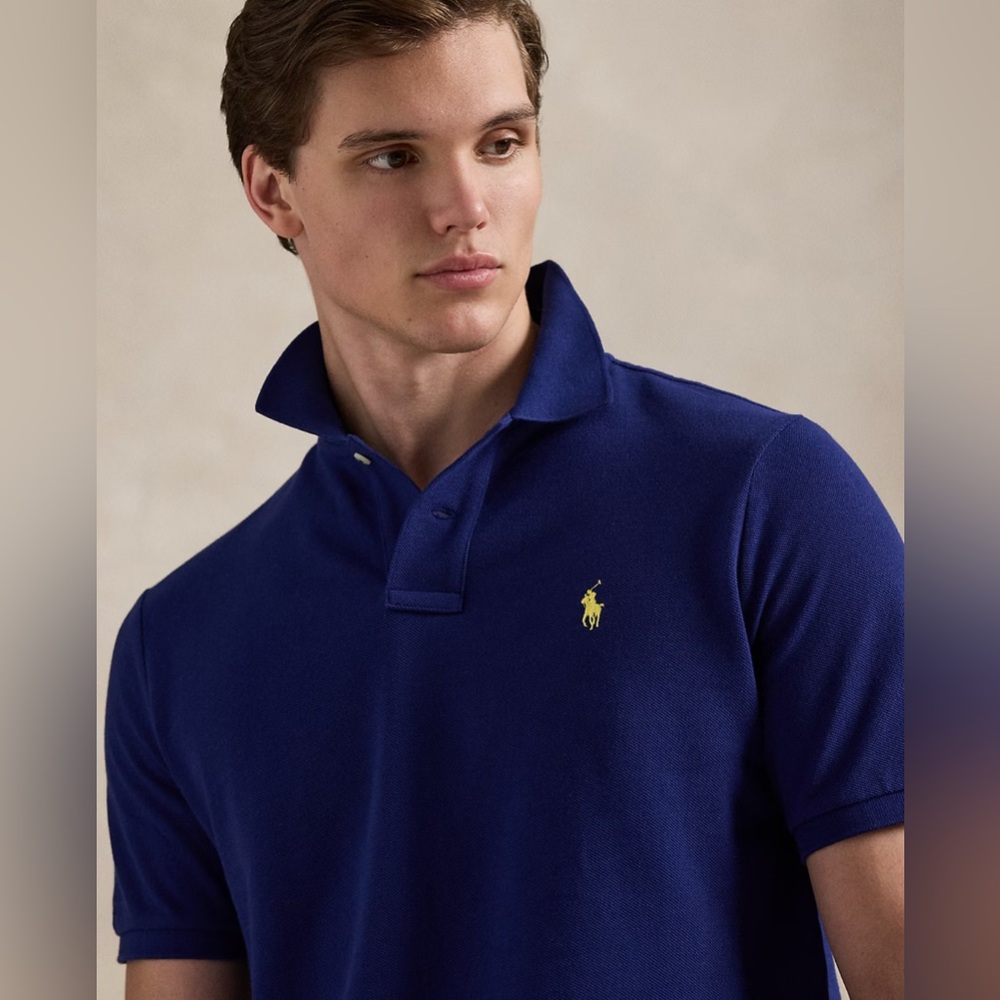 NWT• Polo Ralph Lauren Classic Fit Iconic Mesh Polo Shirt. “Fall Royal”, XL, 2XL - Picture 3 of 16